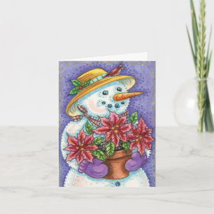 Vintage Christmas Thank You Card