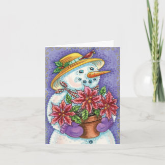 Vintage Christmas Thank You Card