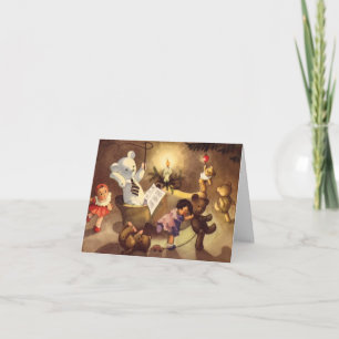 Vintage Christmas Thank You Card