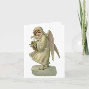 Vintage Christmas Thank You Card