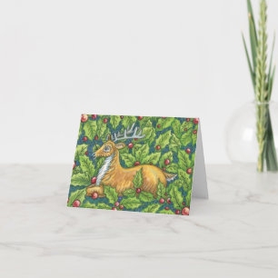 Vintage Christmas Thank You Card