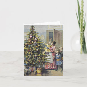 Vintage Christmas Thank You Card