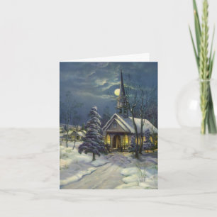 Vintage Christmas Thank You Card