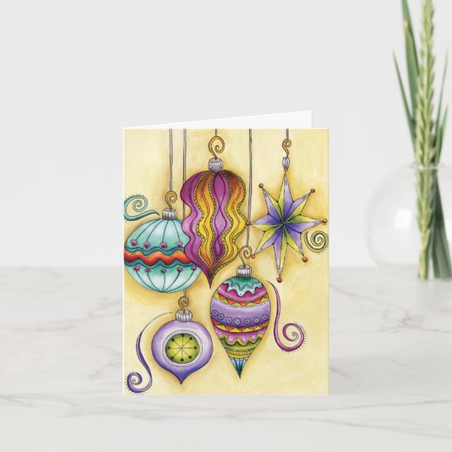 Vintage Christmas Thank You Card (Front)