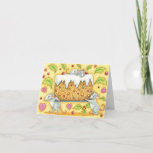 Vintage Christmas Thank You Card