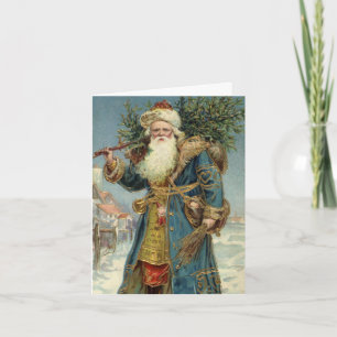 Vintage Christmas Thank You Card