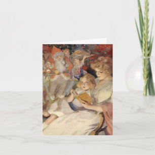 Vintage Christmas Thank You Card