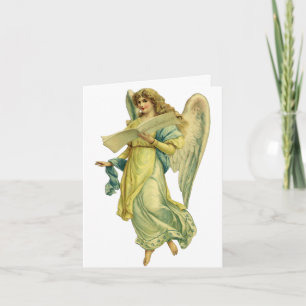 Vintage Christmas Thank You Card