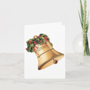 Vintage Christmas Thank You Card