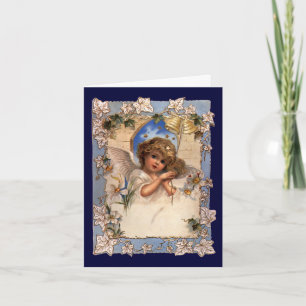 Vintage Christmas Thank You Card