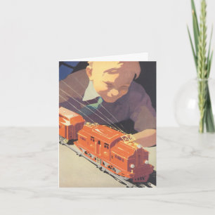 Vintage Christmas Thank You Holiday Card