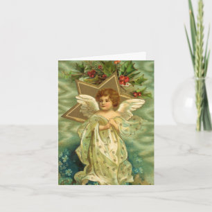 Vintage Christmas Thank You Holiday Card