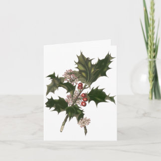 Vintage Christmas Thank You Holiday Card