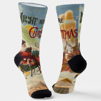 Vintage Christmas, The Night Before Christmas Socks