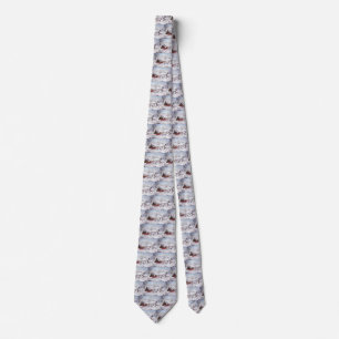 Vintage Christmas, The Road Winter, Sleigh Horse Tie