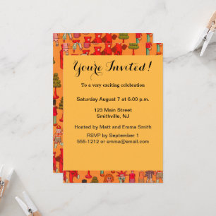 Vintage Christmas Toy Parade 1907 Puck Magazine Invitation