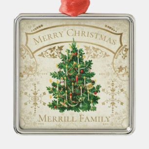 Vintage Christmas Tree Custom Metal Tree Decoration