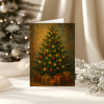 Vintage Christmas Tree Elegant