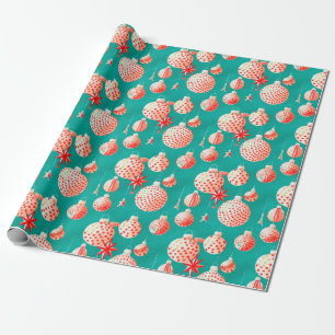 Vintage Christmas Tree Wrapping Paper