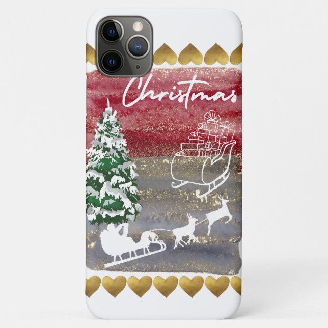Vintage Christmas Trees  Case-Mate iPhone Case (Back)