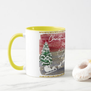 Vintage Christmas trees Mug
