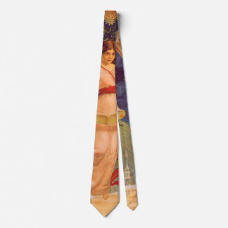 Vintage Christmas, Victorian Angel Reading Bible Tie
