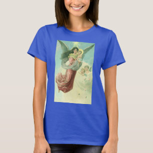 Vintage Christmas, Victorian Angel with Baby Jesus T-Shirt