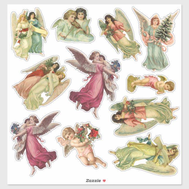Vintage Christmas, Victorian Angels (Sheet)
