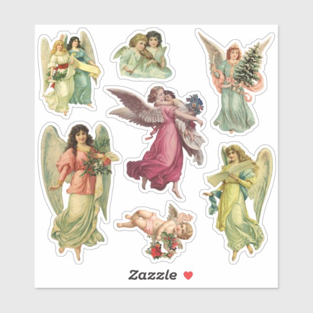 Vintage Christmas, Victorian Angels (Sheet)