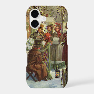 Vintage Christmas, Victorian Musicians Play Music