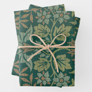 Vintage Christmas, William Morris Wrapping Paper Sheet