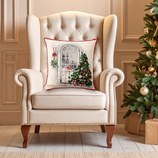 Vintage Christmas Window Pillow (Creator Uploaded)