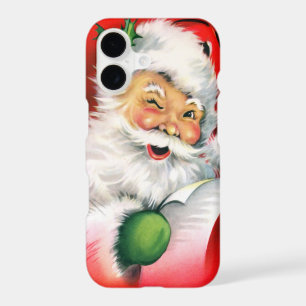 Vintage Christmas Winking Santa