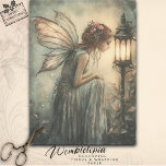 Vintage Christmas Winter Fairy & Lamp Decoupage Tissue Paper<br><div class="desc">Transform your holiday crafts with this enchanting vintage Christmas tissue paper featuring a whimsical fairy beside a glowing lantern. Perfect for decoupage, this design brings an elegant, nostalgic charm to your Christmas projects. The soft, ethereal illustration captures a peaceful winter night, making it ideal for adding a magical touch to...</div>