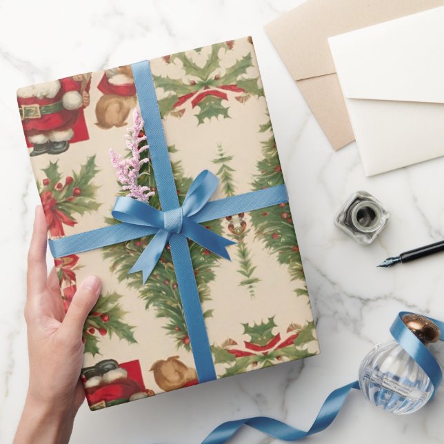 Vintage Christmas Wrapping Paper (Gifting)