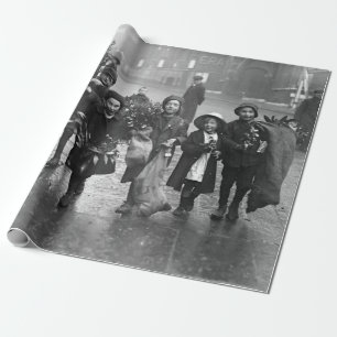 Vintage Christmas Wrapping Paper CHRISTMAS TREE