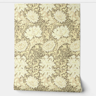 Vintage chrysanthemum flower wallpaper