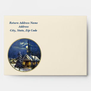 Vintage Church Christmas Envelopes