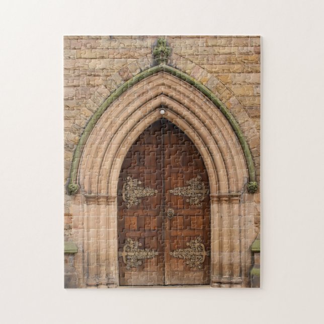 Vintage Church Doors - United Kingdom - Puzzle (Vertical)