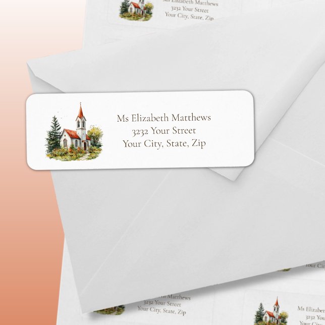 Vintage Church Red Roof Address (Creator Uploaded)