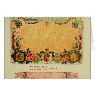 Vintage Cigar Box Label