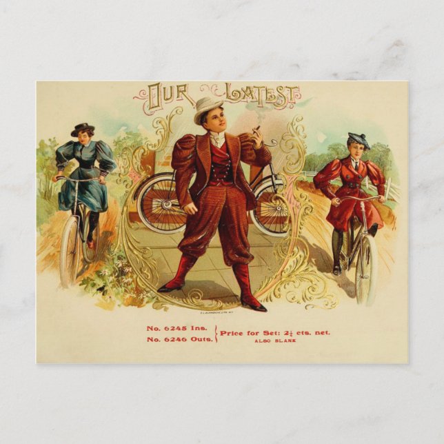 Vintage Cigar Box Label Postcard (Front)