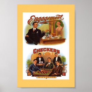 Vintage Cigar Boxes Poster