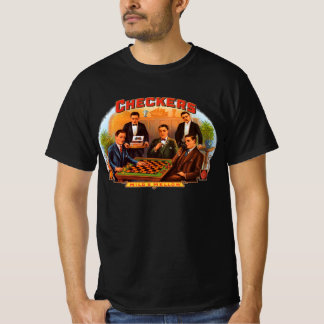 Vintage Cigar Label Art, Checkers Mild and Mellow T-Shirt
