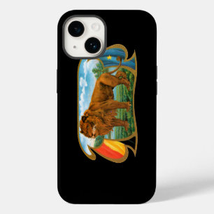Vintage Cigar Label Art, Lion, King of the Jungle iPhone 14 Case