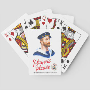 Vintage cigarette add for Playing Cards
