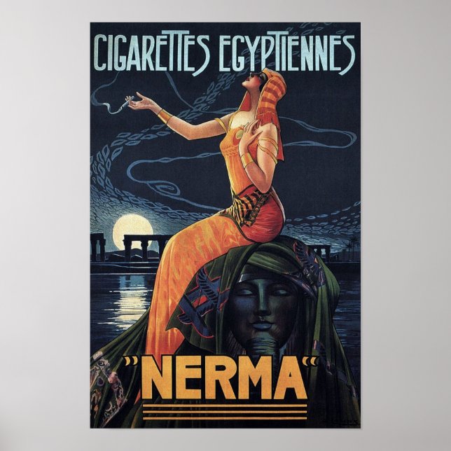 Vintage Cigarette Poster (Front)