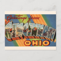 Vintage Cincinnati Greeting