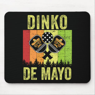 Vintage Cinco De Mayo Pickleball Dinking Dinko De Mouse Pad