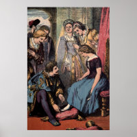 Vintage Cinderella Fitting the Glass Slipper